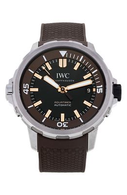 Watchfinder & Co. IWC Preowned 2020 Aquatimer Limited Edition Boesch Automatic Rubber Strap Watch