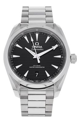 Watchfinder & Co. Omega Preowned 2020 Aqua Terra 150m Gents Bracelet Watch