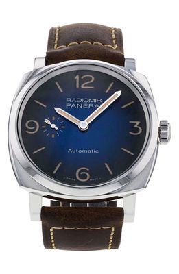 Watchfinder & Co. Panerai Preowned 2019 Radiomir Automatic Leather Strap Watch
