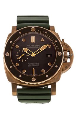 Watchfinder & Co. Panerai Preowned 2019 Submersbile Automatic Rubber Strap Watch