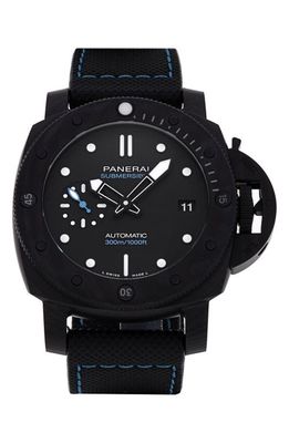 Watchfinder & Co. Panerai Preowned 2022 Submersible Automatic Rubber Strap Watch