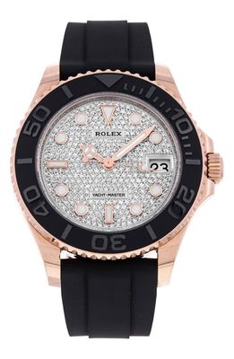 Watchfinder & Co. Rolex Preowned 2022 Yacht-Master Diamond Bracelet Watch