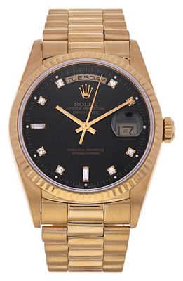 Watchfinder & Co. Rolex Preowned Day-Date Diamond Bracelet Watch