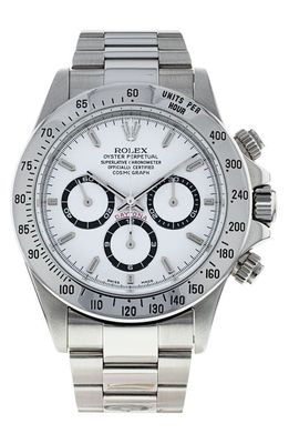 Watchfinder & Co. Rolex Preowned Daytona Oyster Perpetual Chronograph Bracelet Watch in Steel