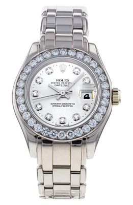 Watchfinder & Co. Rolex Preowned Pearlmaster Oyster Perpetual Bracelet Watch