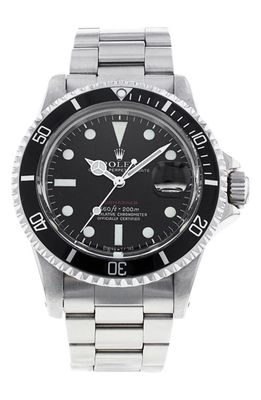 Watchfinder & Co. Rolex Preowned Submariner Automatic Bracelet Watch in Steel