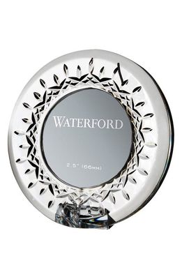 Waterford Giftology Lismore Lead Crystal Mini Round Picture Frame