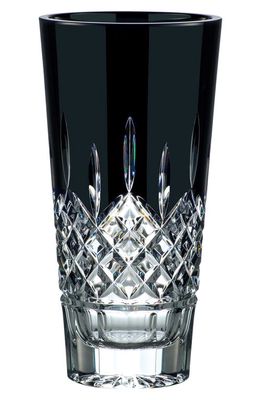 Waterford Lismore Black Crystal Vase