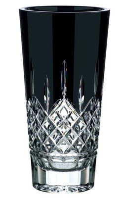 Waterford Lismore Crystal Vase in Black