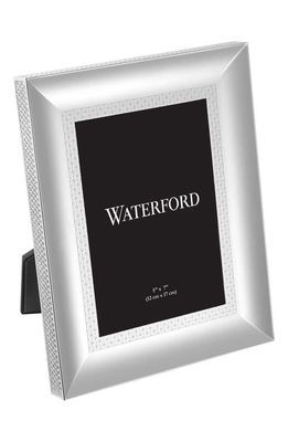 Waterford Lismore Diamond Lead Crystal Picture Frame in Silver