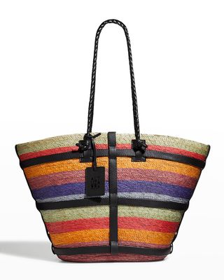 Watermill Large Striped Tote Bag