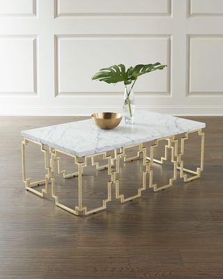 Watkins Marble Top Coffee Table