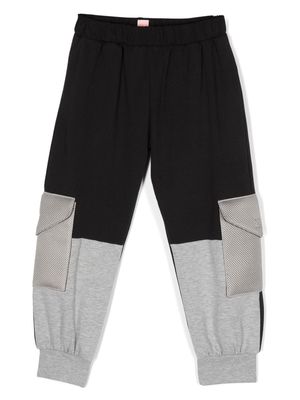 WAUW CAPOW by BANGBANG Andy panelled track pants - Black
