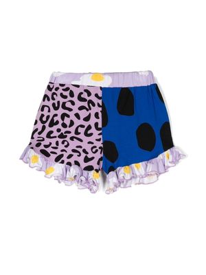 WAUW CAPOW by BANGBANG Augusta Match ruffled shorts - Purple