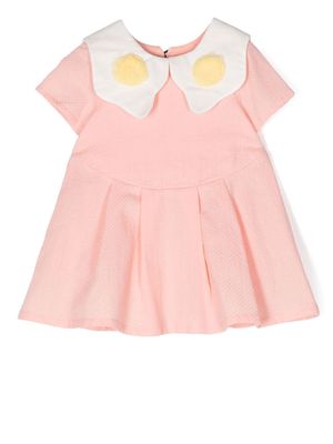 WAUW CAPOW by BANGBANG Brekkie embroidered short-sleeved dress - Pink