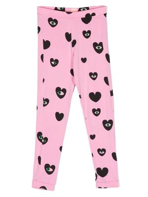 WAUW CAPOW by BANGBANG Camille heart-print leggings - Pink