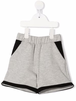 WAUW CAPOW by BANGBANG cotton jersey track shorts - Grey
