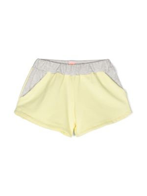 WAUW CAPOW by BANGBANG Ellis colour-block jersey shorts - Yellow