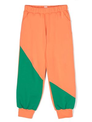 WAUW CAPOW by BANGBANG Emma Mixed stretch organic-cotton trousers - Orange