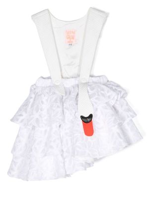 WAUW CAPOW by BANGBANG Fairytale Swan asymmetric skirt - White