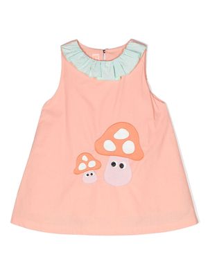 WAUW CAPOW by BANGBANG Forest Friends cotton dress - Orange