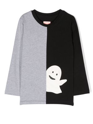 WAUW CAPOW by BANGBANG Hello Ghost long-sleeved T-shirt - Black