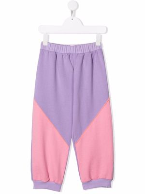 WAUW CAPOW by BANGBANG Max colour-block sweatpants - Purple