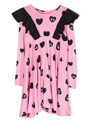 WAUW CAPOW by BANGBANG Maya heart-print dress - Pink