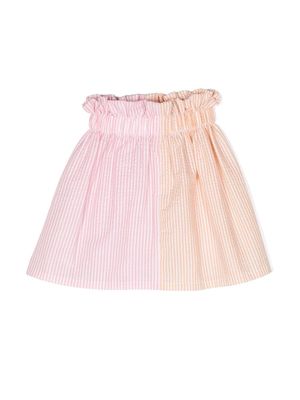 WAUW CAPOW by BANGBANG Rosemary ruffled-detail cotton skirt - Pink