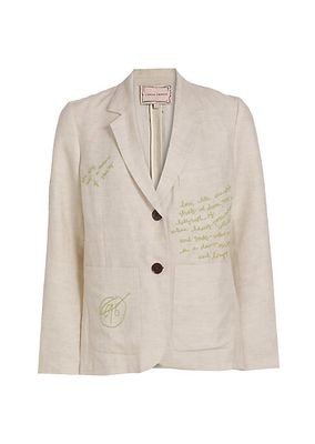 Waverly Embroidered Blazer