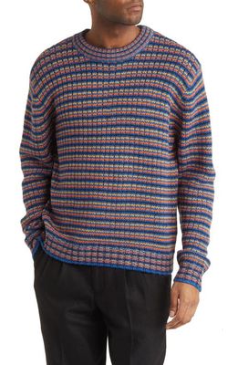 Wax London Grove Crewneck Sweater in Bright Blue