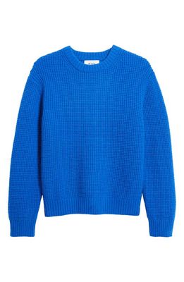 Wax London Wilde Waffle Knit Sweater in Blue