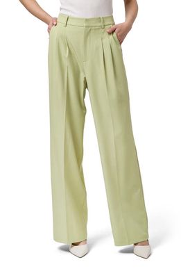 WAYF Pleated Trousers in Green