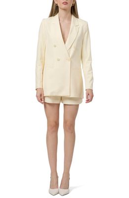 WAYF VIP Double Breasted Blazer in Butter