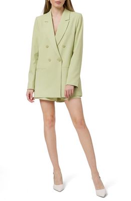 WAYF VIP Double Breasted Blazer in Green