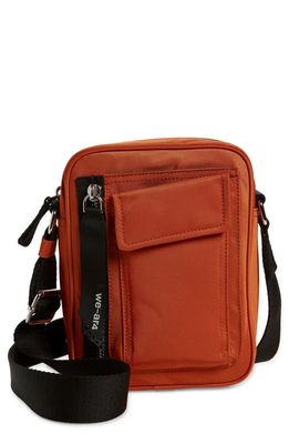 WE-AR4 The Godspeed Nylon Crossbody Bag in Burnt Orange