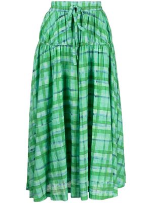 We Are Kindred Chloe tiered midi skirt - Green