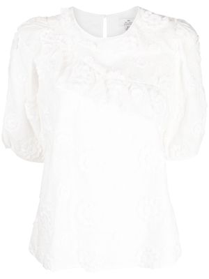 We Are Kindred Eliza puff sleeves blouse - White