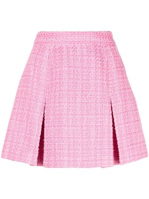 We Are Kindred Winona tweed high-waist skirt - Pink