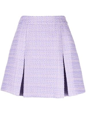 We Are Kindred Winona tweed high-waist skirt - Purple