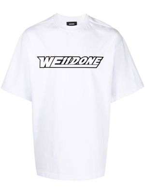 We11done graphic-print cotton T-Shirt - White
