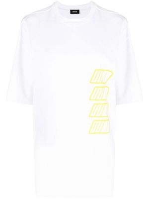 We11done graphic-print T-shirt - White