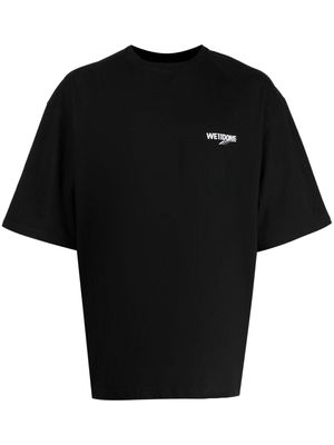 We11done logo cotton T-shirt - Black