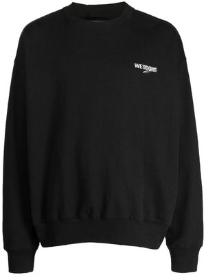 We11done logo-print cotton sweatshirt - Grey