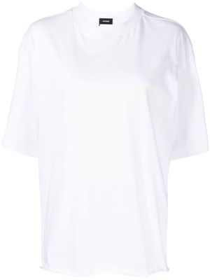 We11done logo-print layered T-shirt - White