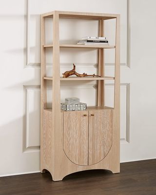 Weatherly Two-Door Etagere