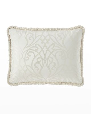 Wedding Bliss King Sham with Silk Piping