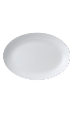 Wedgwood Gio Oval Bone China Platter in White