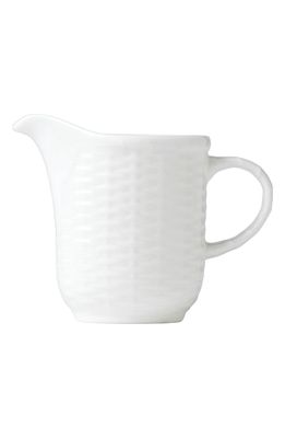 Wedgwood Nantucket Basket Creamer in White