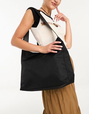 Weekday Carry oversized shoulder bag in black